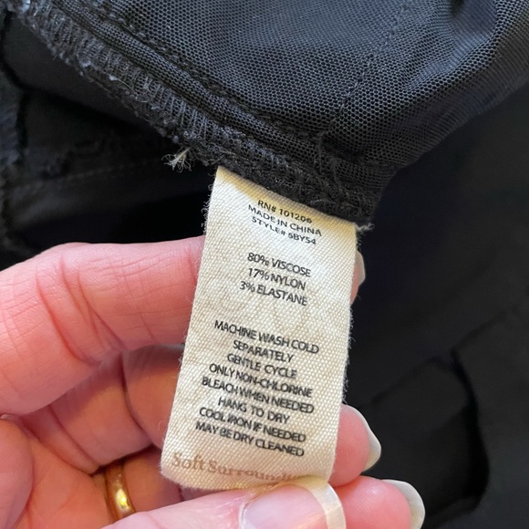 Soft Surroundings twill pants with pull-on waist - Picture 4 of 4